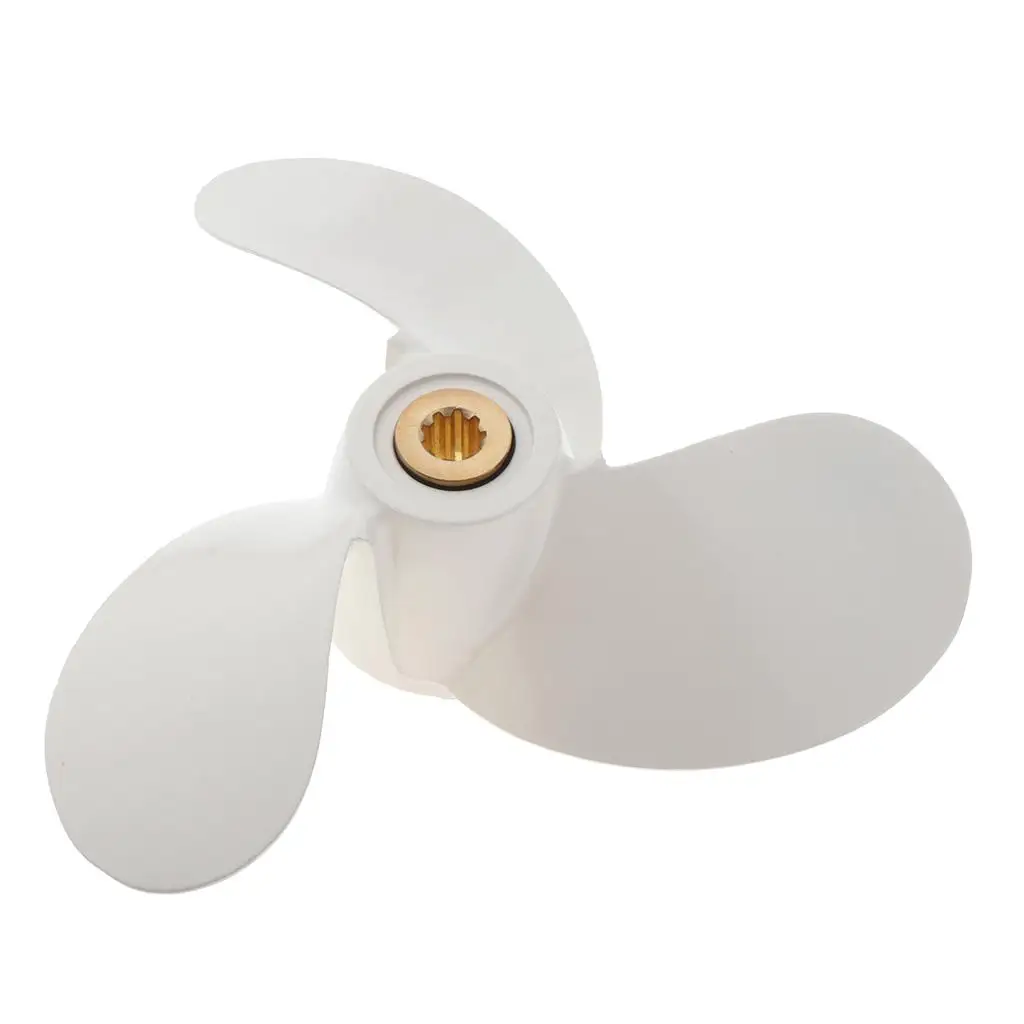 Marine Propeller 2.5 HP 115mm White for 7 1/4 x 6 BS