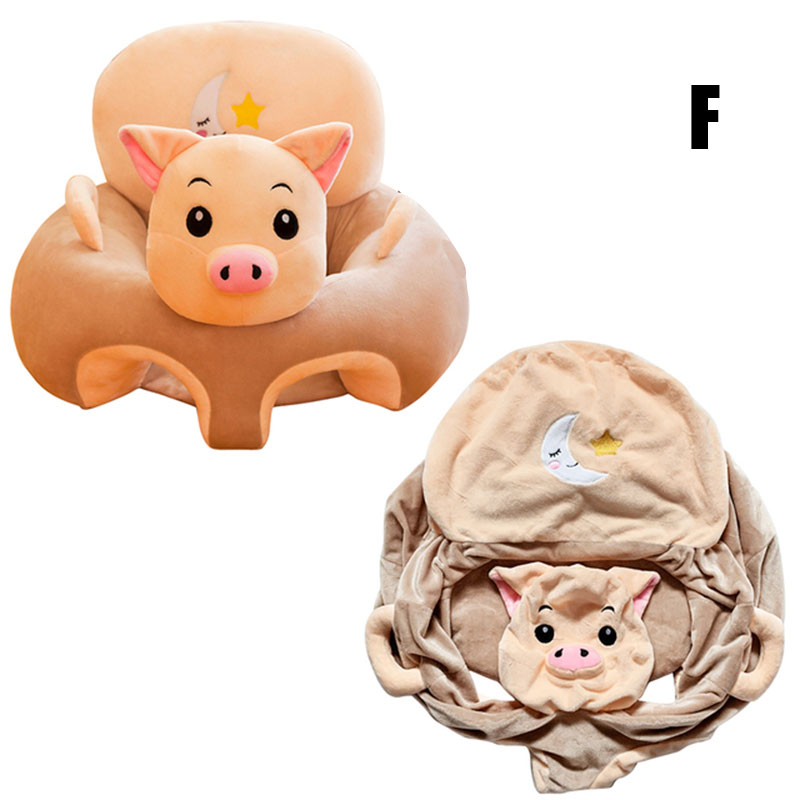 1PC Baby Learning Sitting Seat Support Seat Cover Washable Without Filler Cradle Sofa Chair Without Cotton(Sitting Chair Cover!)