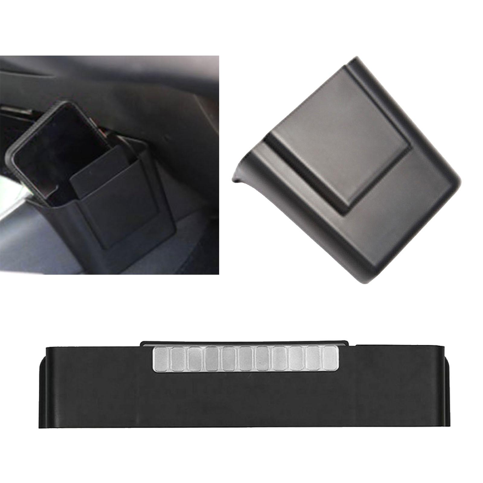 Car Center Console Storage Box Storage Parts Tissue Organizer ABS Black Car Organizers and Storage Fit for Tesla Model 3 Wallet