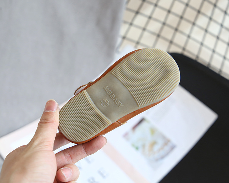 Frühling Herbst Kinder Schuhe T Strap Leder Schuhe Für Mädchen Jungen Nicht-slip Kleinkinder Mary Janes Baby Kinder Schnalle strap Wohnungen – Detail 23