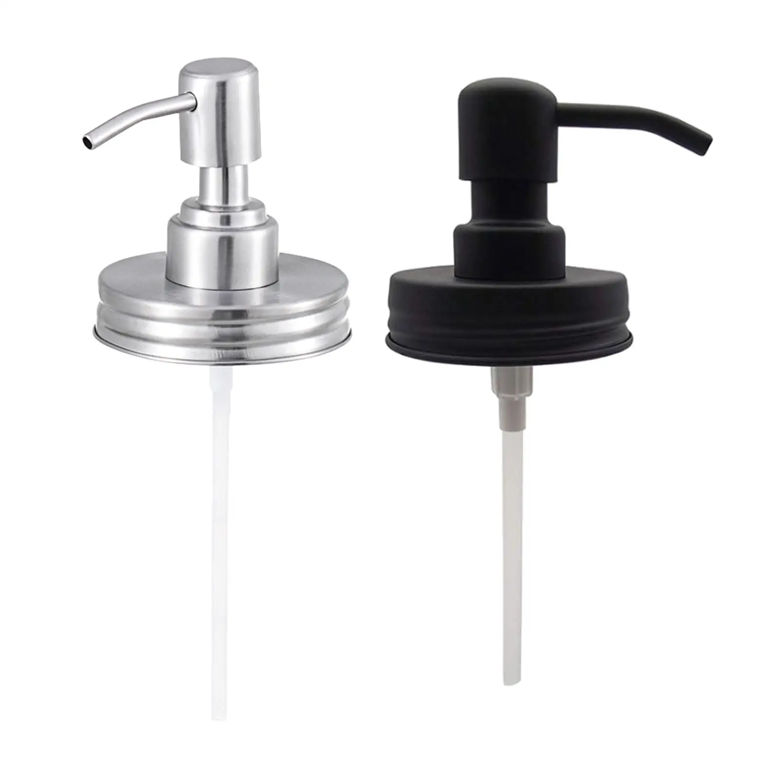 Stainless Steel, Soap Pump Nozzle Head, Lotion Dispenser Pump Head, for Kitchen Sink Bathroom Countertop Parts Accessories