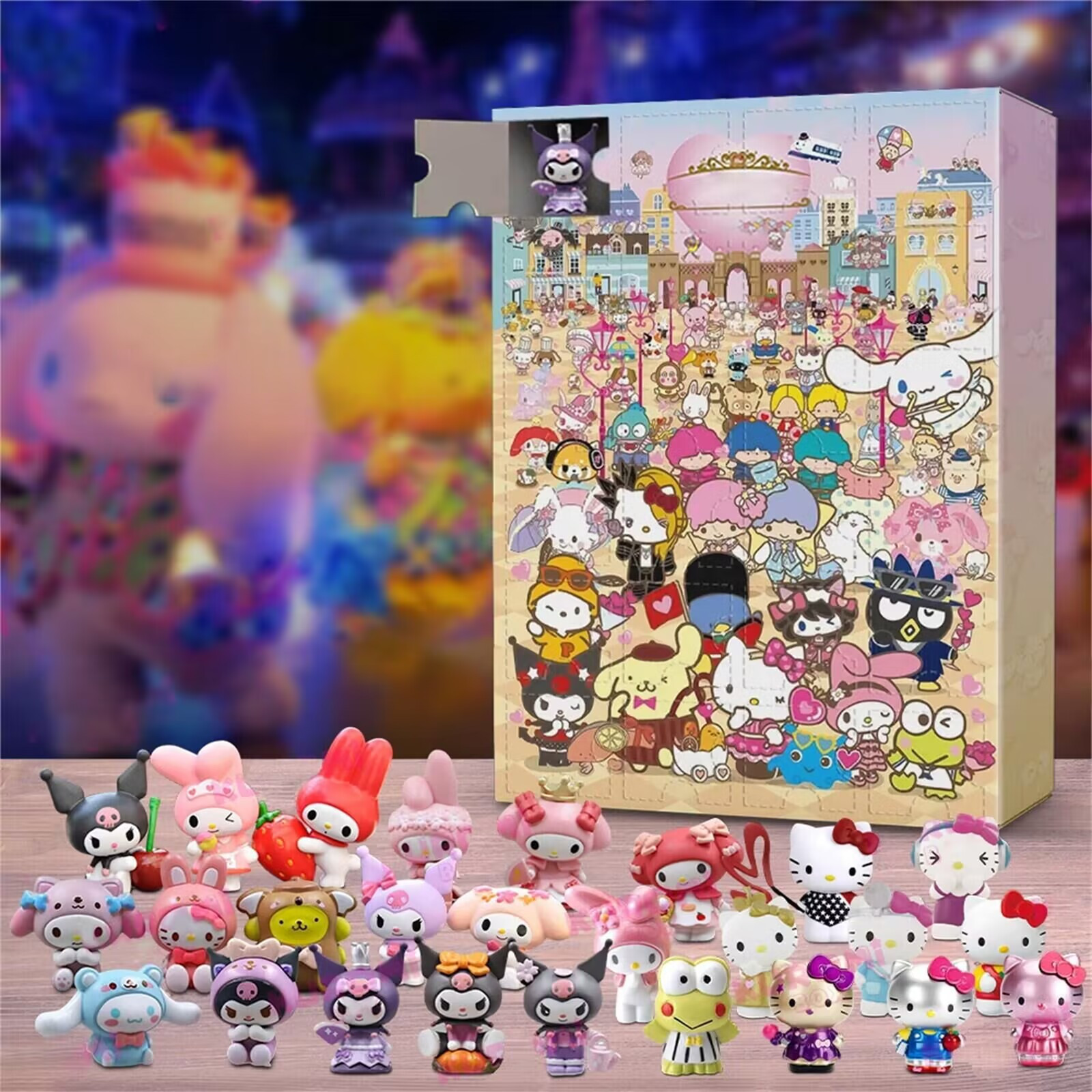 Рождественская серия Hello Kitty, модель куклы, игрушки для детей, Sanrio,  мультфильм Kuromi Cinnamoroll, украшения для дома, детские подарки на день  рождения | AliExpress