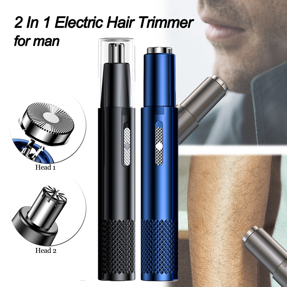 Best of 2 In 1 Electric Nose Hair Trimmer For Men Rechargeable Nose Hair Clippers Portable Ear Hair Removal Multi-kinetic Shaving Tools Reviews & Tips