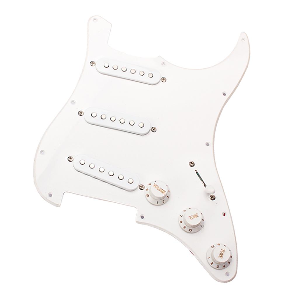 SSS Loaded Prewired Humbucker Pickguard Pickup Set for Electric Guitar