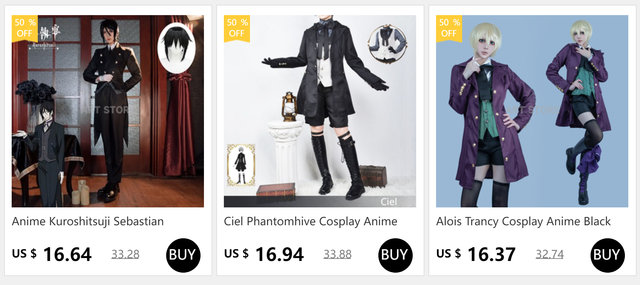 Black Butler Sebastian blueelis Cosplay guanti bianchi una coppia accessori  per costumi Cosplay di carnevale di Halloween - AliExpress