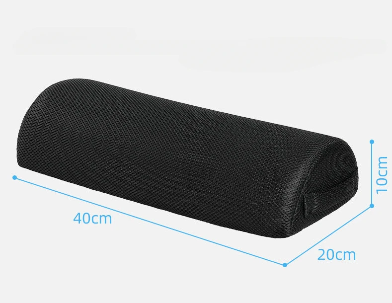 Description Picture 3 of itemSemicircle High Resilience Feet Pillow Support Foot Rest Home Office Feet Stool Portable Travel Footrest Massage Cushion