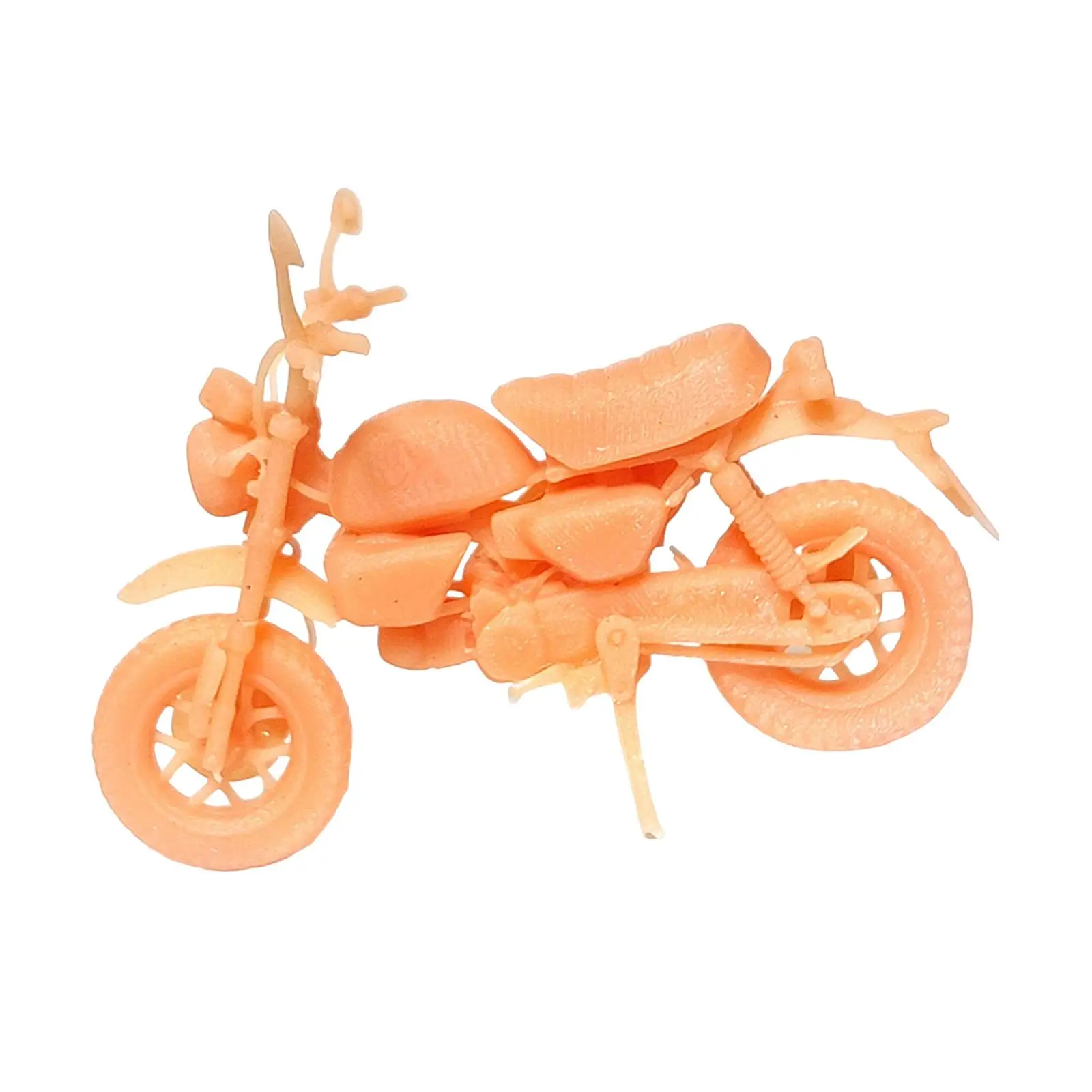 Resin 1:64 Motorcycle Model Mini Motorcycle Tiny Motorcycle for Miniature Scenes DIY Projects Layout Decoration Ornament