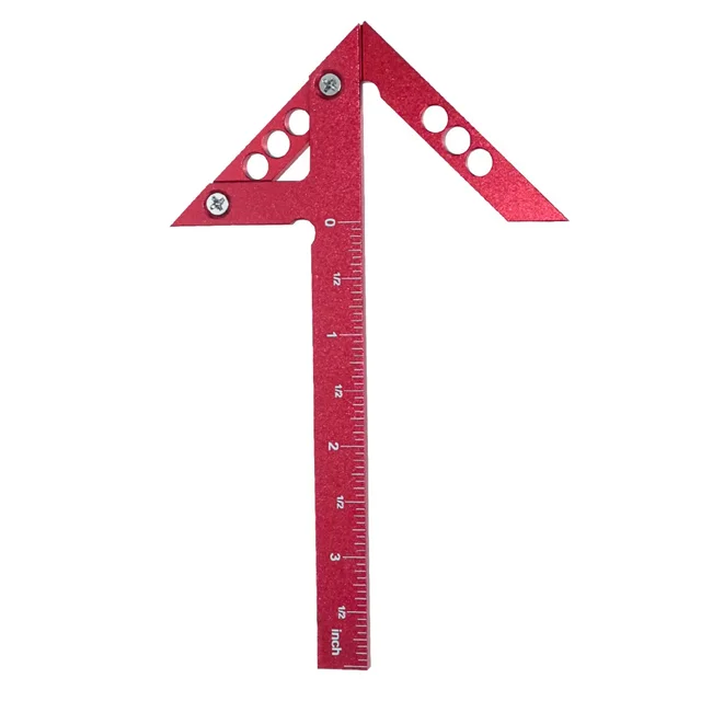 Center Finder Woodworking Square 45/90 Degree Right Angle