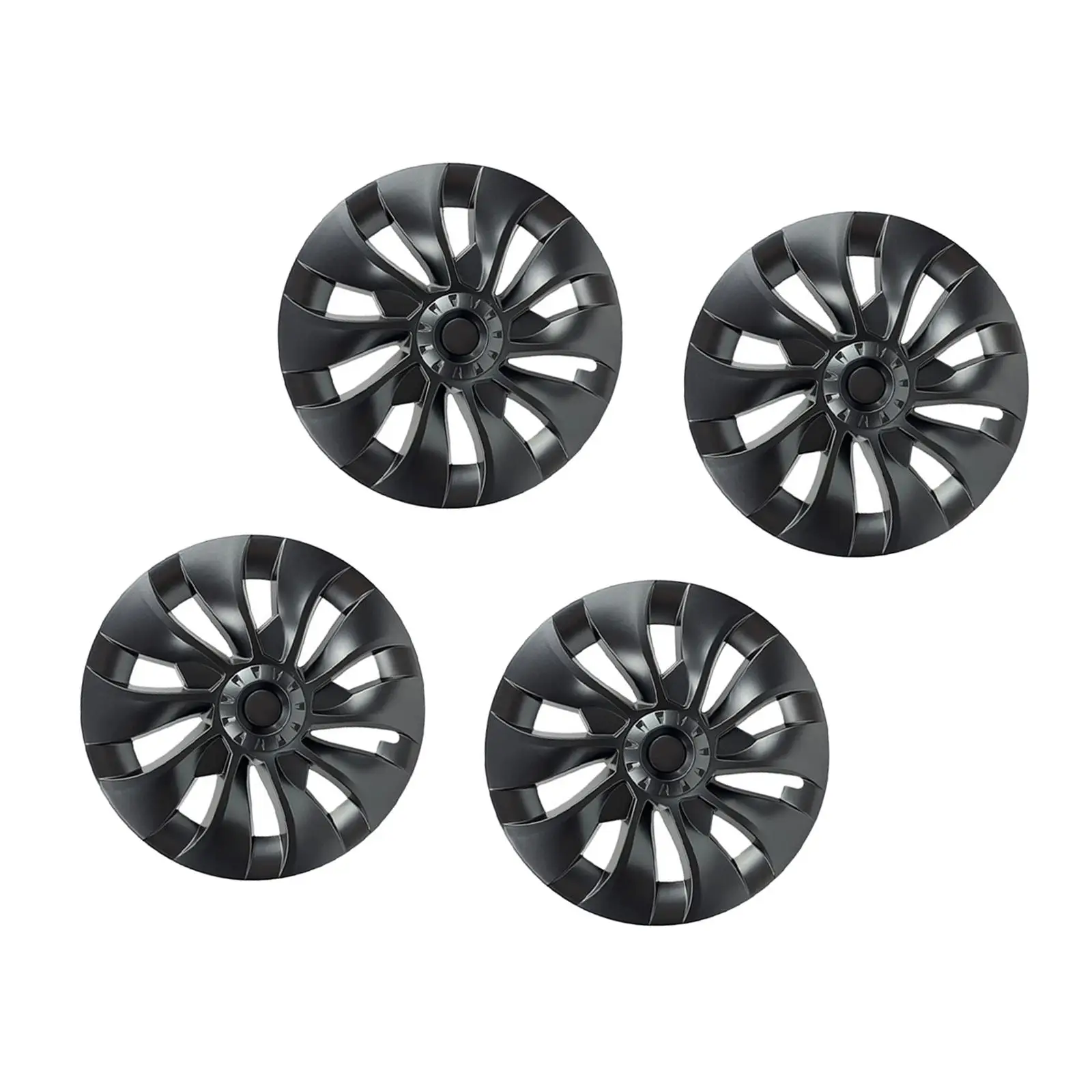 4x 18 inch Hub Cap Replace Parts Automobile Wheel Cover High Quality Hubcap Full Rim Cover for Tesla Model 3