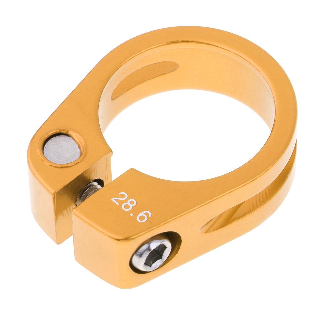 Alloy Seat Post Clamp 28.6/30mm Seatpost Saddle Tube Clip for Kids Bikes