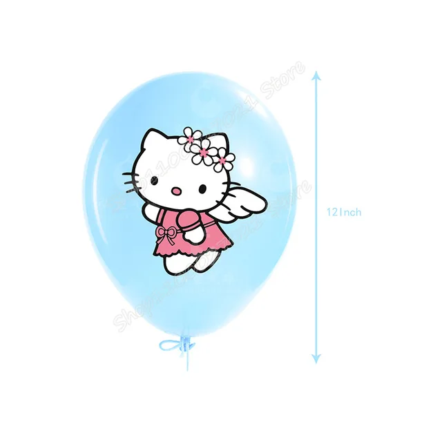hello kitty with balloons png