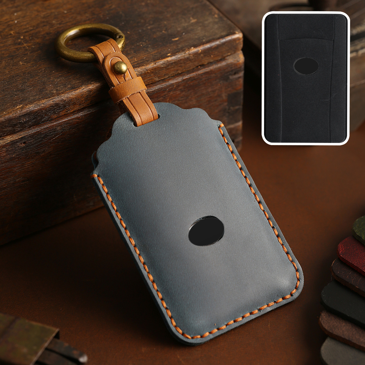 Portachiavi in vera pelle per LEXUS LX 570 2016 2019 LS 500h 2020 RX 300 2017 ES LM 2020 - Sf722ba5df3bc417a8762b2908efc097ch