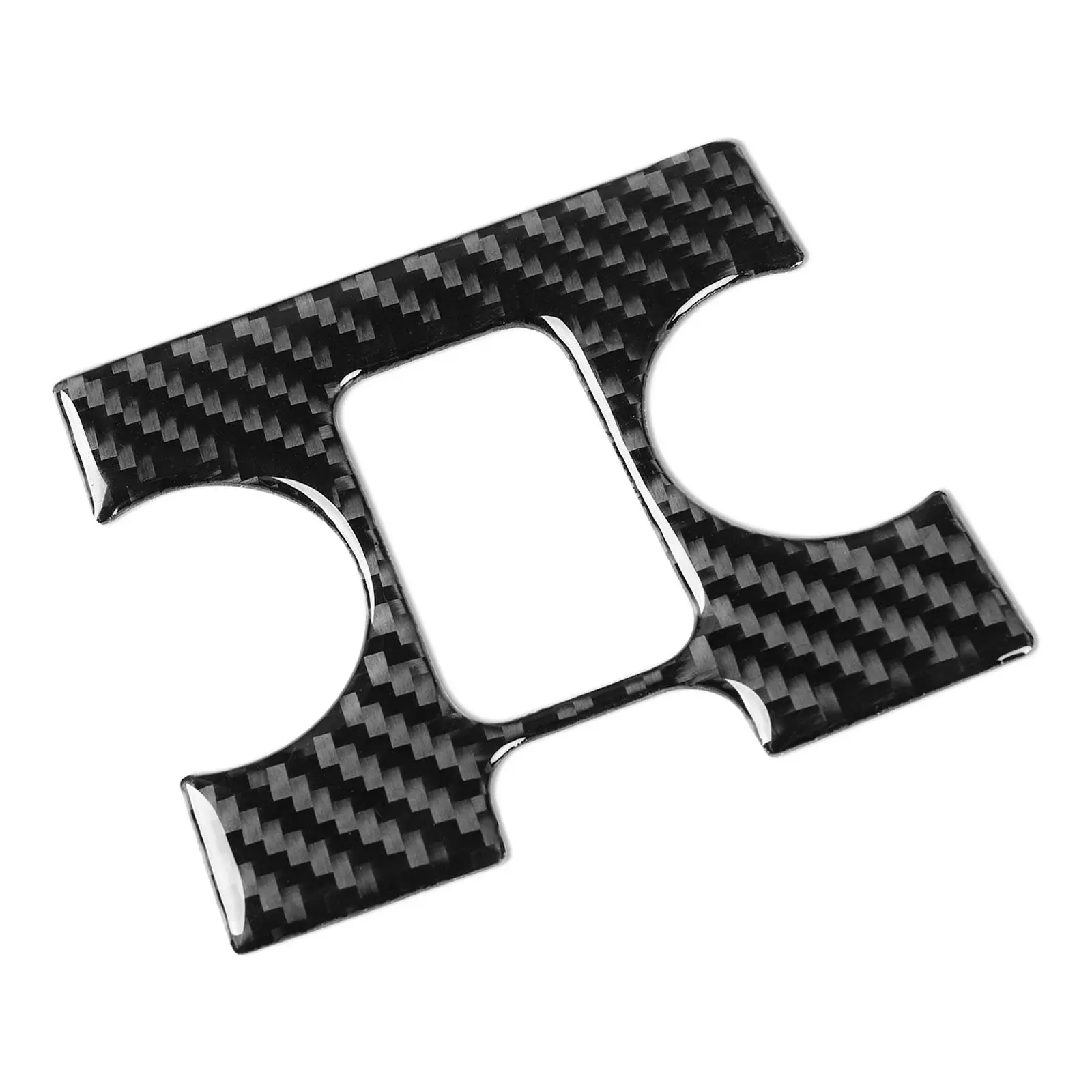 Carbon Fiber Hazard Light Button Cover Trim, Automobile ,Dustproof Parts Carbon