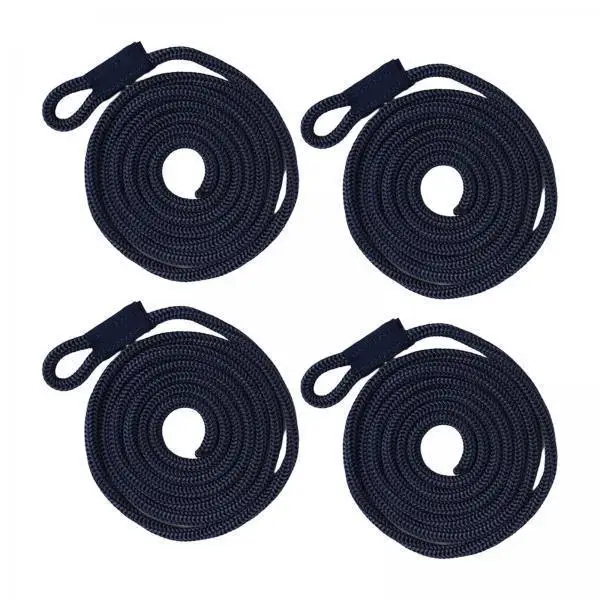 2x 4Pcs Boat Lines, Boat Fenders Bumpers, Inflatable Marine Bumpers Mooring Rope Bumpers Lines