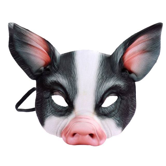 Pig Mask Therian Animal Latex Mascara Furry Horse Donkey Helmet Full Face  Rave Cosplay Novelty Clothes Halloween Costume For Men - Masks & Eyewear -  AliExpress