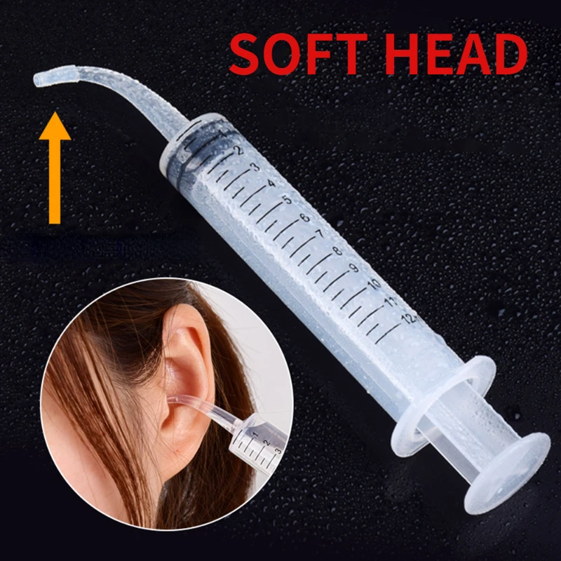 Best of 12ML Ear Cleaner Washer Syringer Elbow Rubber Tube Earwax Cleaning Removal Tool Ear Cleaner Wax Removal Ear Cleaner Health Care Reviews & Tips