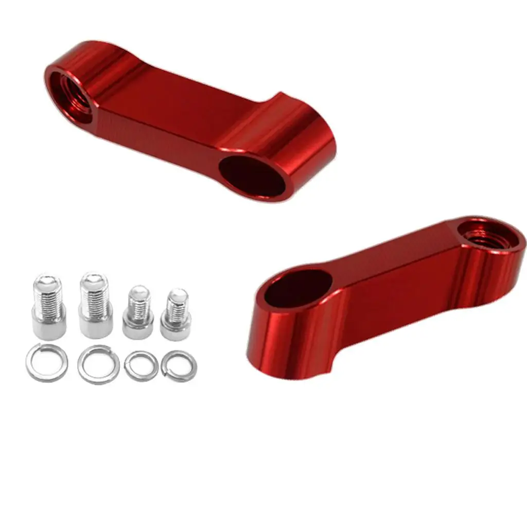  Motorbike Mirror Risers Extender Mounts Fit for  Z250/650 Z750/800 Z900/1000