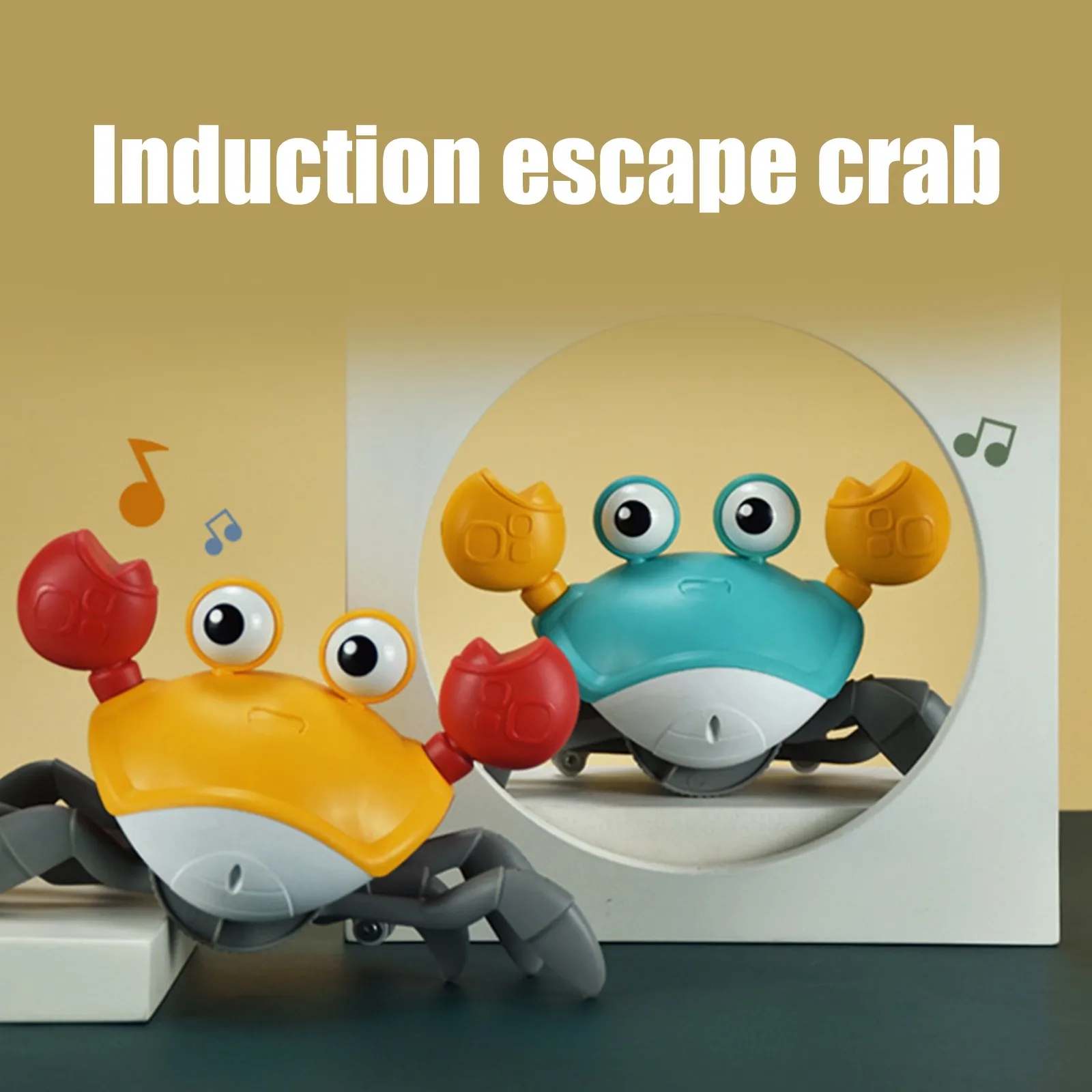 Induction Escape Crab Rechargeable Electric Pet Musical Toys Children'S Toys Birthday Gifts Educational Toys Learn To Climb Toys plush toys for babies