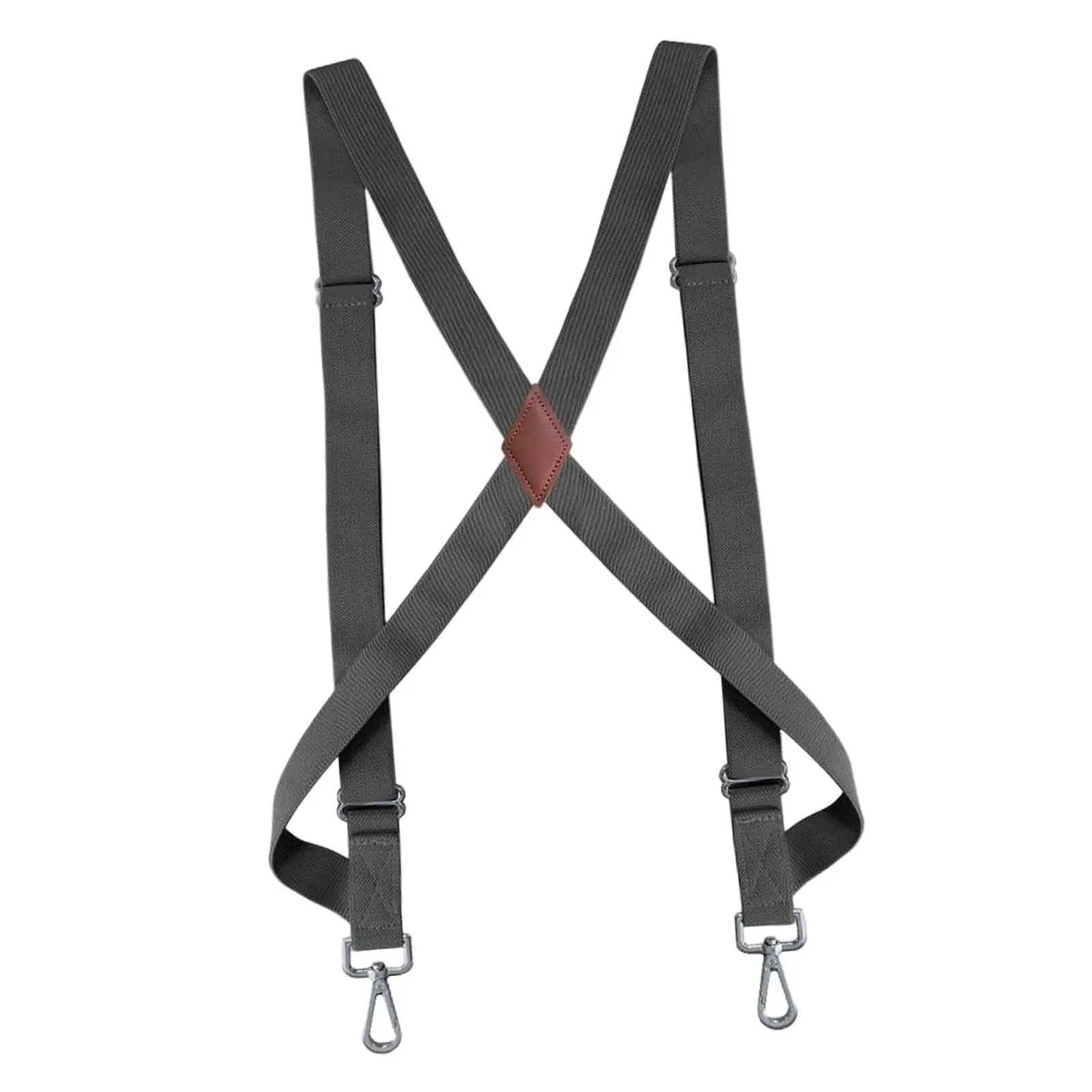Mens Womens Suspender with Swivel Hooks Adults Elastic X Type Adjustable for Belt Loops Pants Supplies Trucker Style Suspenders