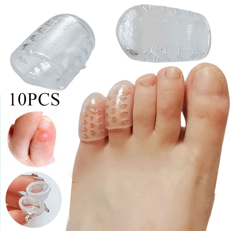 Best of 10Pcs Silicone Toe Caps Anti-Friction Breathable Toe Protector Prevents Blisters Toe Caps Cover Protectors Foot Care Reviews & Tips