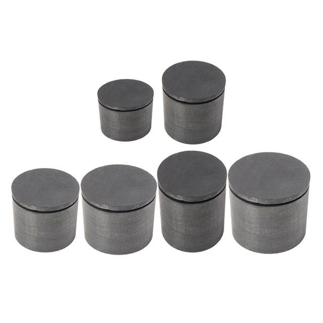 Creuset En Graphite Pour Fusion Des Métaux - Capacité 3 Kg - Pour Or, Argent, Aluminium, Cuivre - Dimensions 17x7,5 Cm