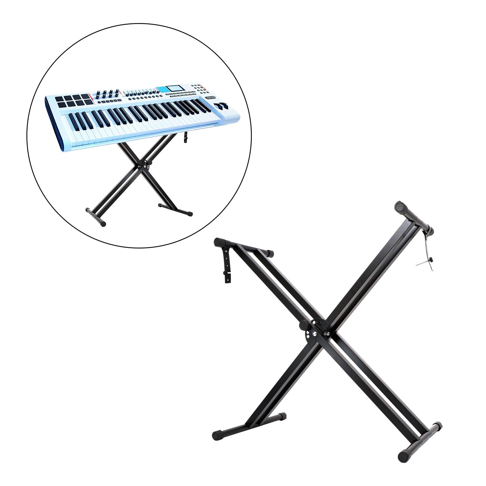 Electronic Organ Stand Portable Detachable Piano Keyboard Stand for Beginners