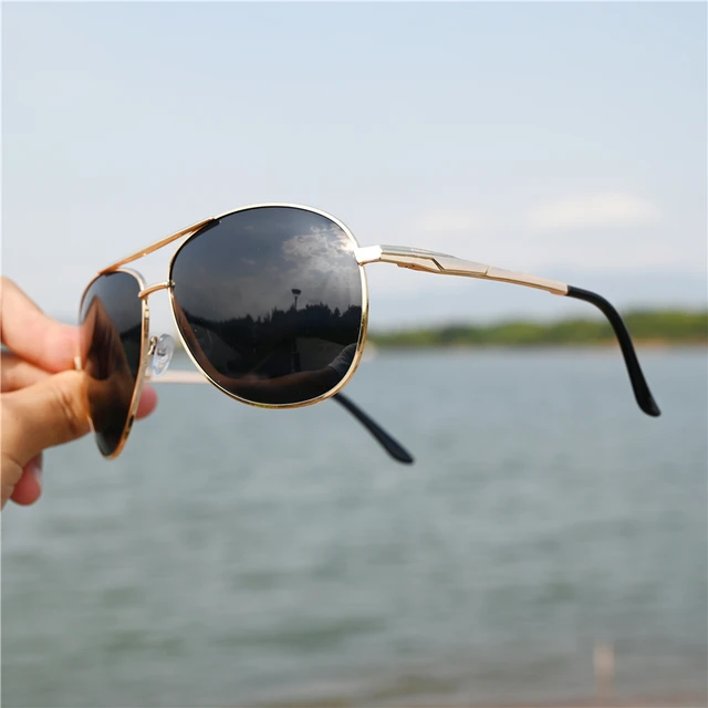 Vazrobe (160mm) Oversized Mens Polarized Sunglasses Driving Sun Glasses for  Man Fat Face Wide Head Male Sunglass Aviation