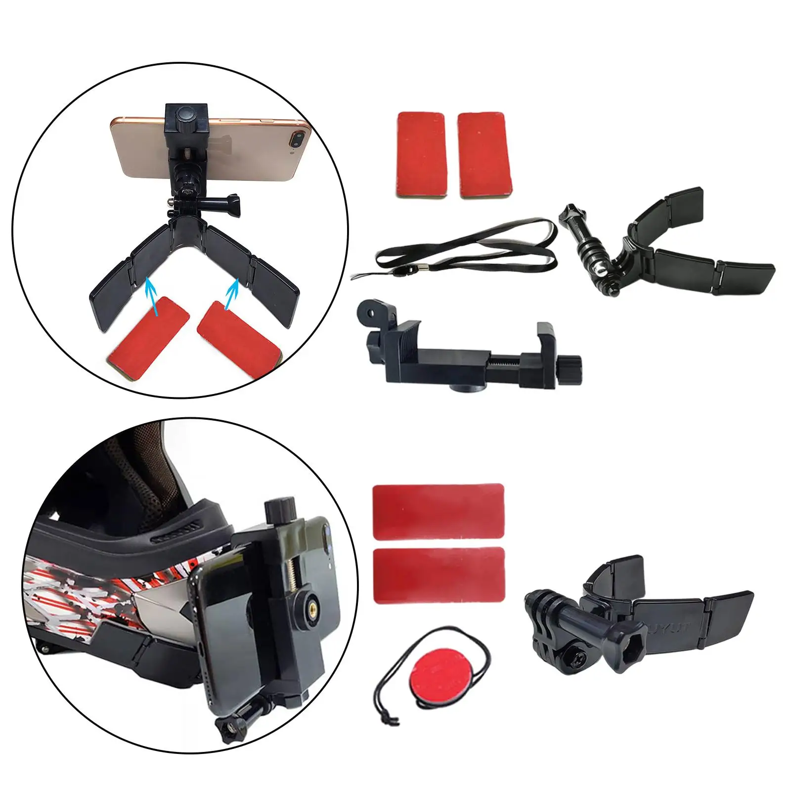 Flodable  Chin Mount Kits Compatible with    6  Camera Accessories