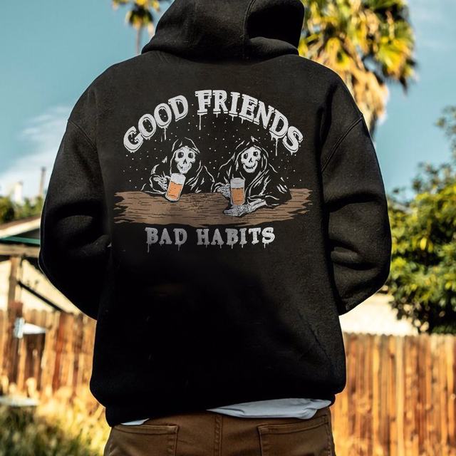 Good times sale bad friends hoodie