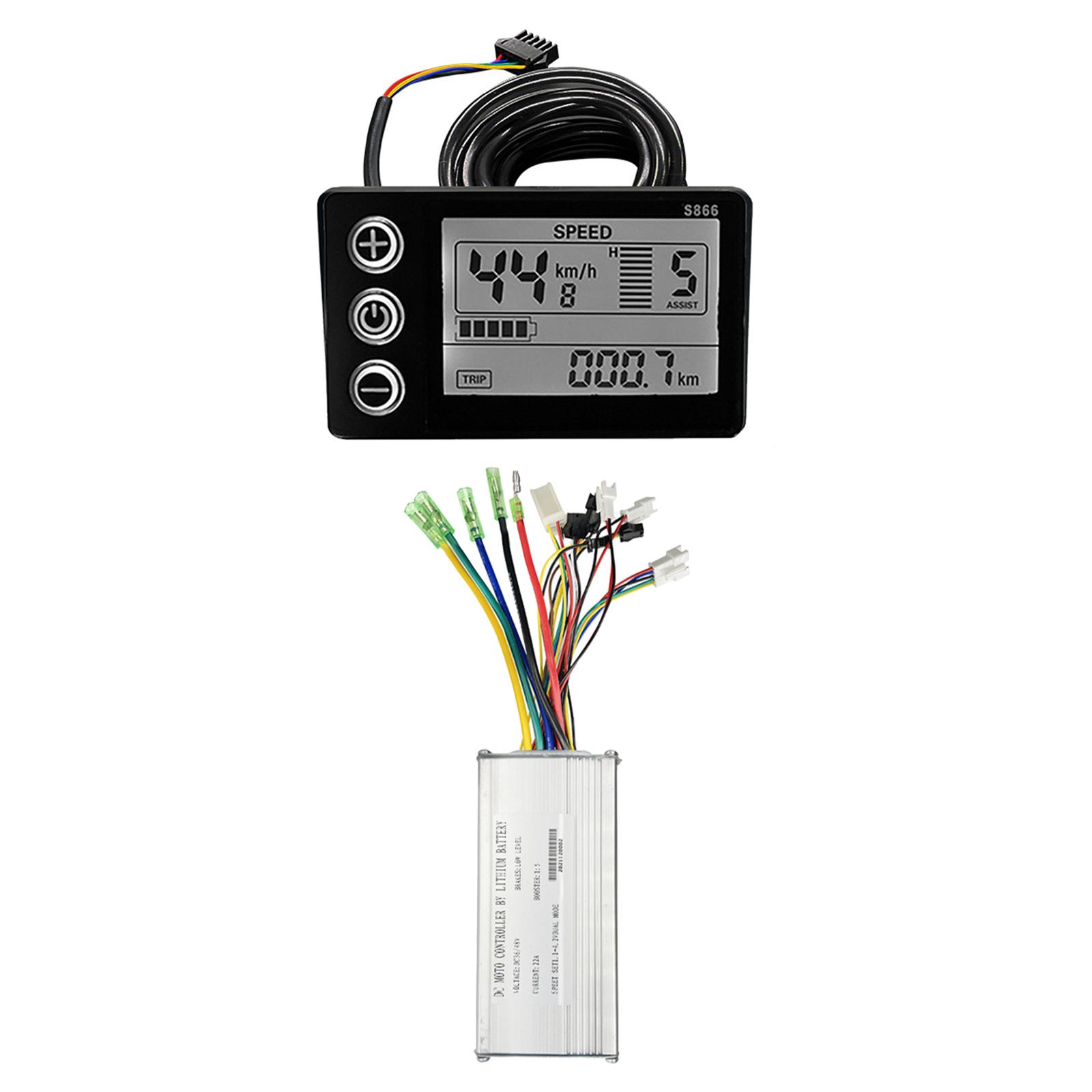 Brushless Controller Panel 36/48V Brushless Motor Motor Controller for Electric Bike