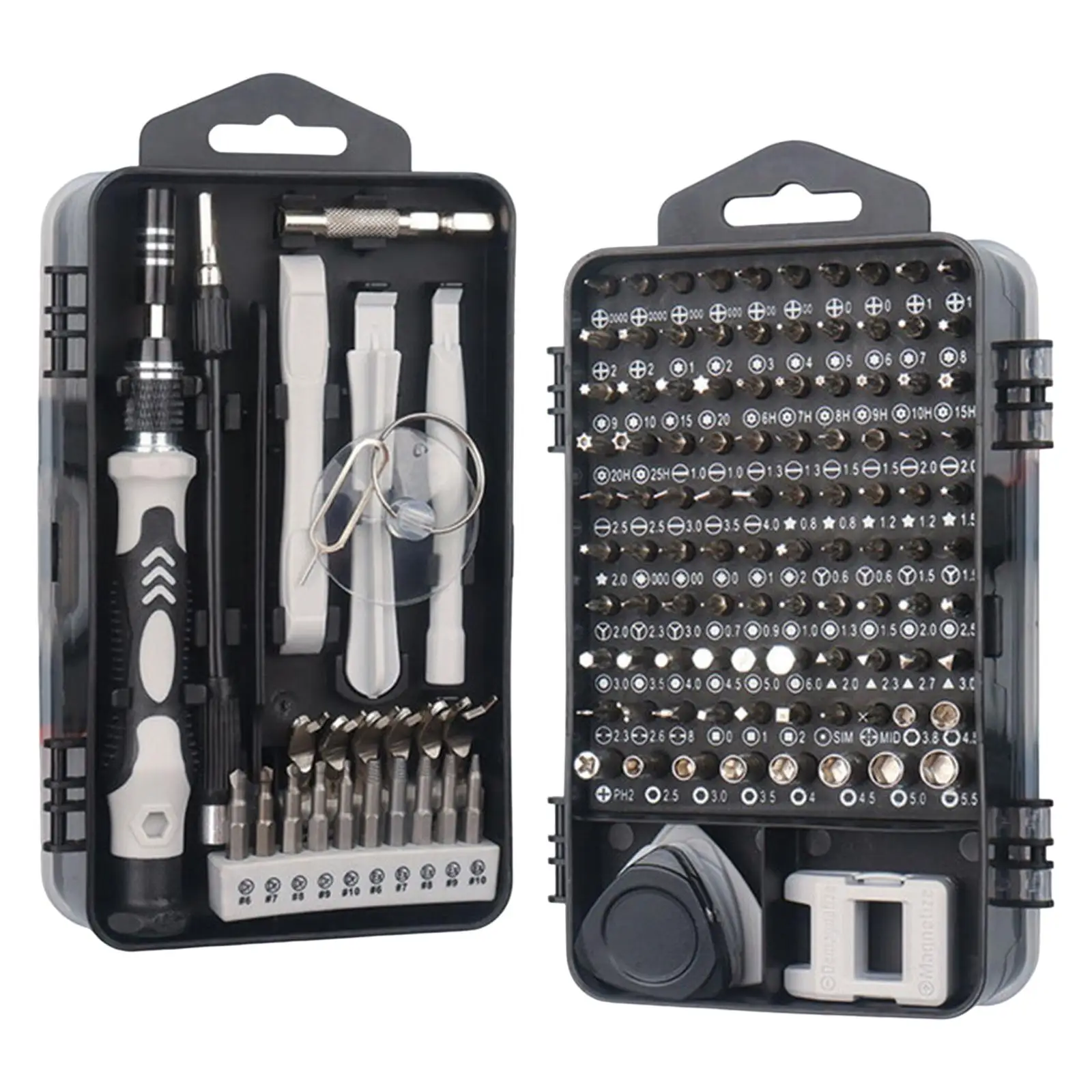 135Pcs Multifunction Hand Tool Precision Screwdriver Set Electronic Repair Tool Kit for Cellphone PC Game Console Watch Phone