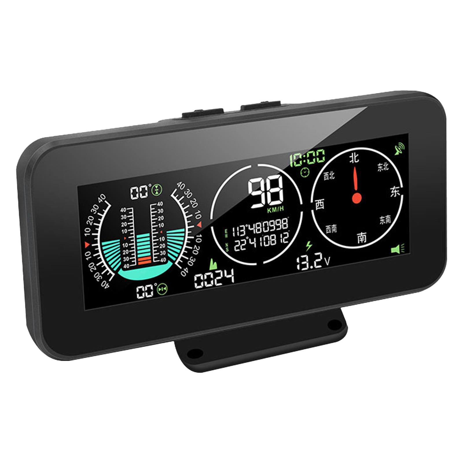 Car Compass Inclinometer Mini HUD Heads up Display M60 High Quality Off Road