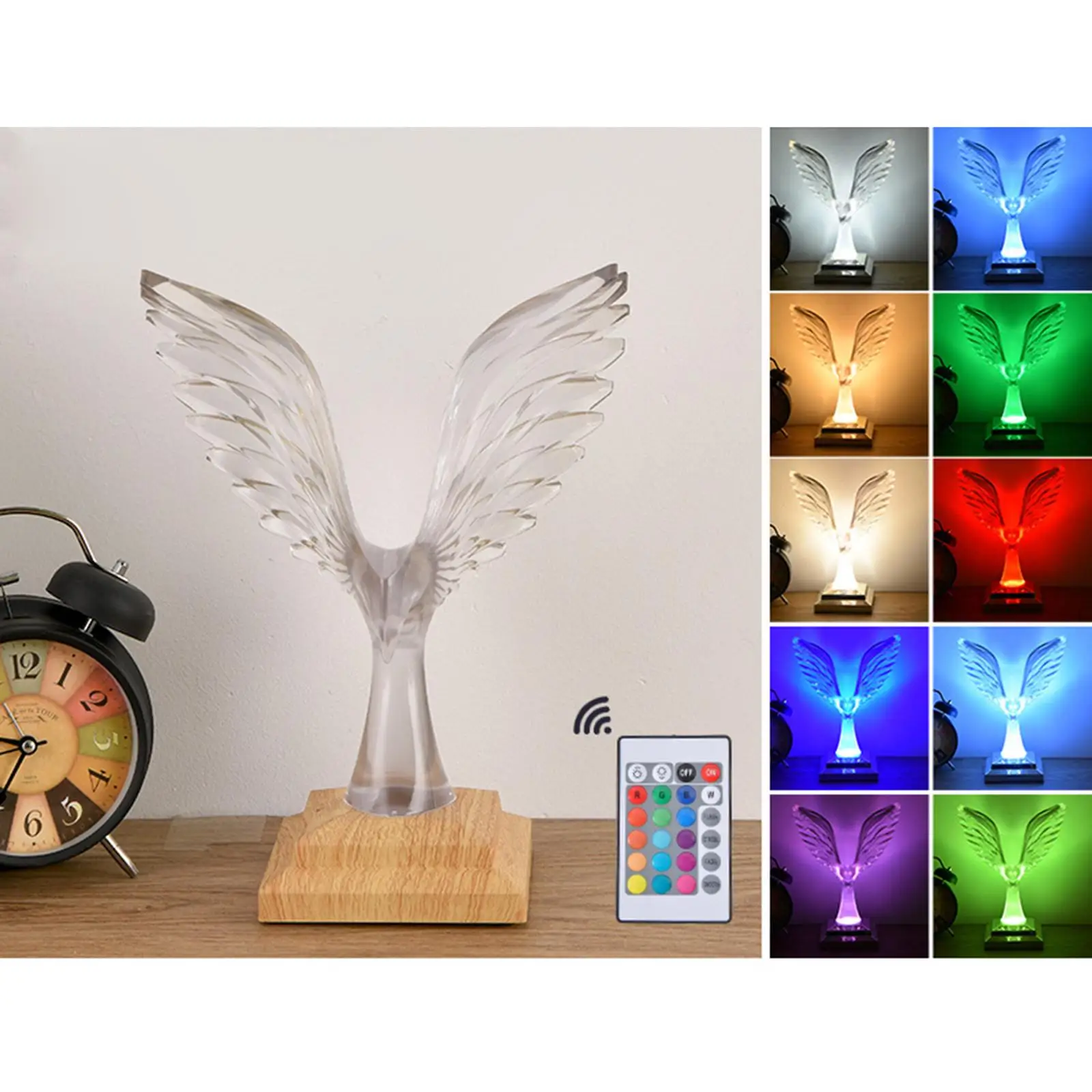 Modern Table Lamp RGB Atmosphere Light Touch Control USB Colorful Nightlight