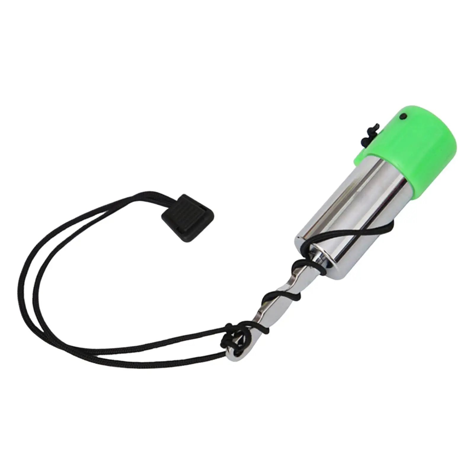 Scuba Rattle Stick Silver with Clip Underwater Shaker Underwater Diving Tool Stainless Loudest Portable Scuba Diving Fittings