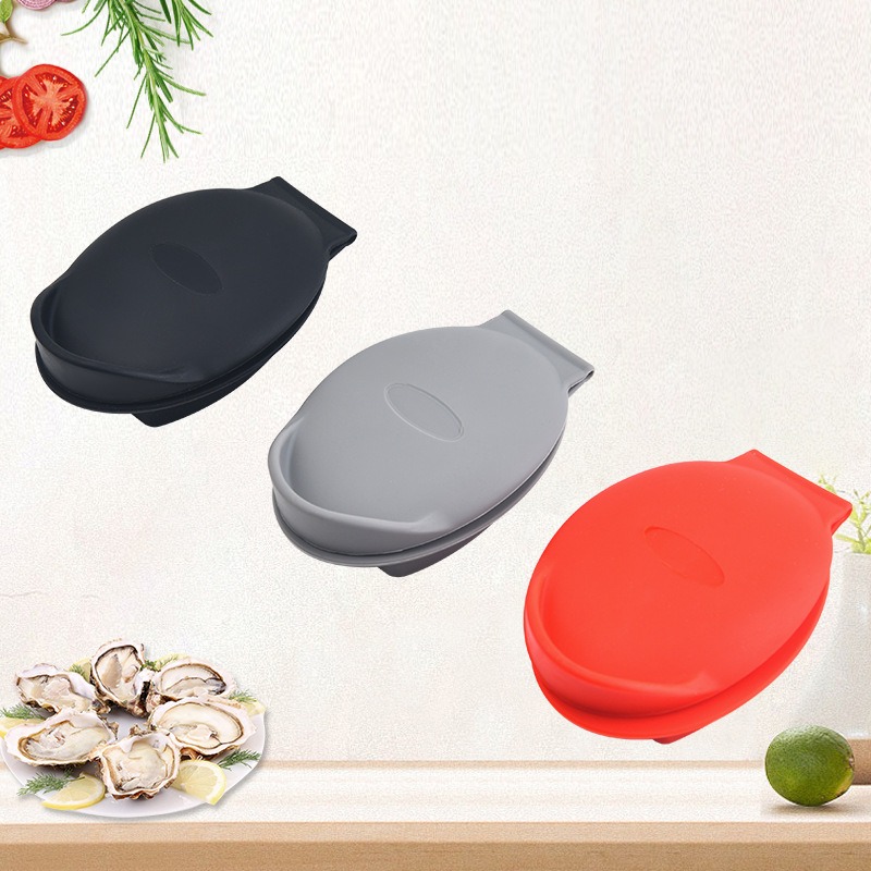 Description Picture 4 of itemNew Oyster Shucking Hand Clip Silicone Oyster Shucker Shellfish Opener Tool Kitchen Tool For Seafood Oyster Knives Opener Tool