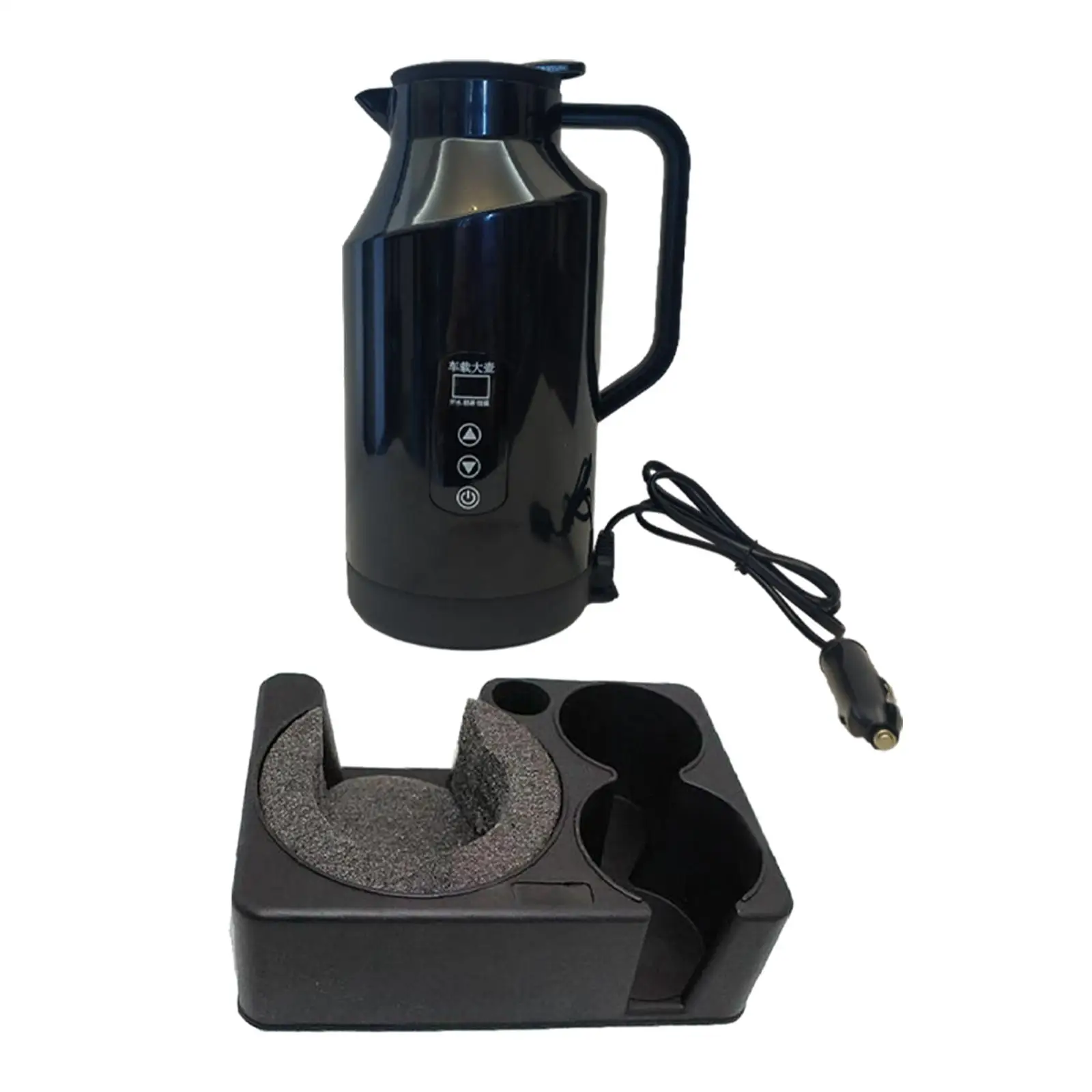 Car Heating Drinking Cup Travel Kettle 1500ml Portable for Business Man