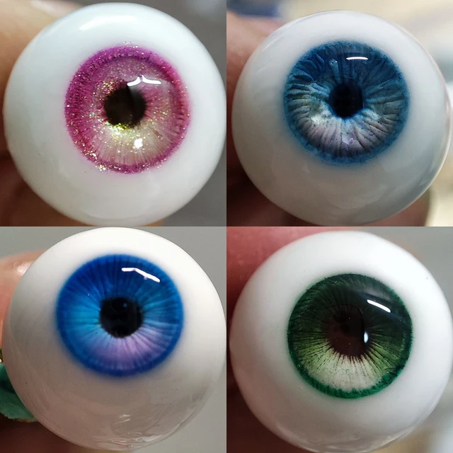Doll Eyes for 1/3 1/4 1/6 Bjd Doll Plaster Eyeball Yellow Resistant High  Transparent Eye Girl Toys Diy Dress Up Doll Accessories