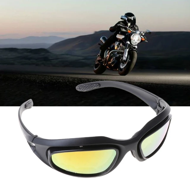 1 Pc Windproof Polarized Motorcycle Lens Sun Glasses Riding
