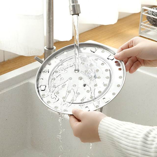 Griglia Vapore In Acciaio Inox 21,6cm - Per Pentole A Pressione E Cottura Al Vapore - Foto 7