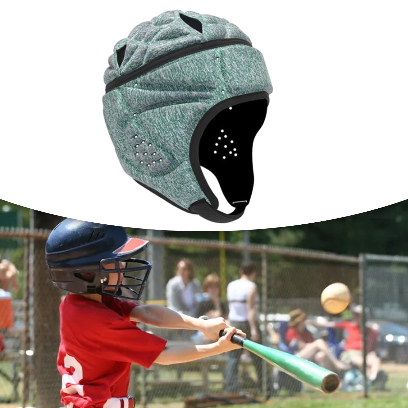 Adults Rugby Helmet Versatile Flag Football Helmet for Soccer Pitcher Rugby