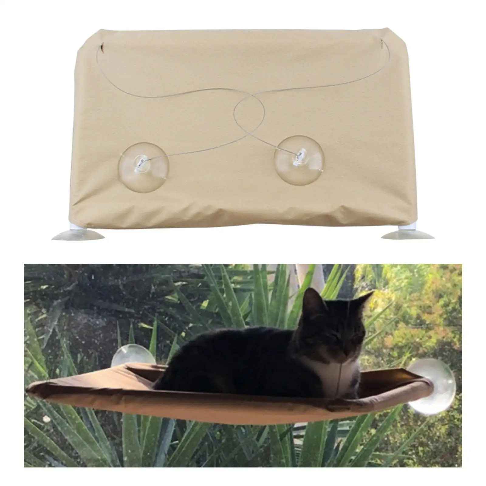 , Cat Window Perch  Suction Cups Space Saving Cat Hammock Pet Resting Seat  Shelves, Providing  360° Sunbath
