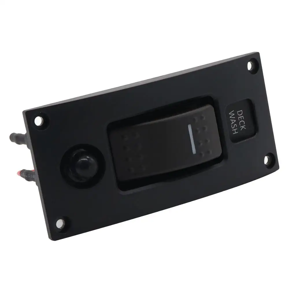 DC 12 V rocker switch ON-OFF switch control panel for deck wash,