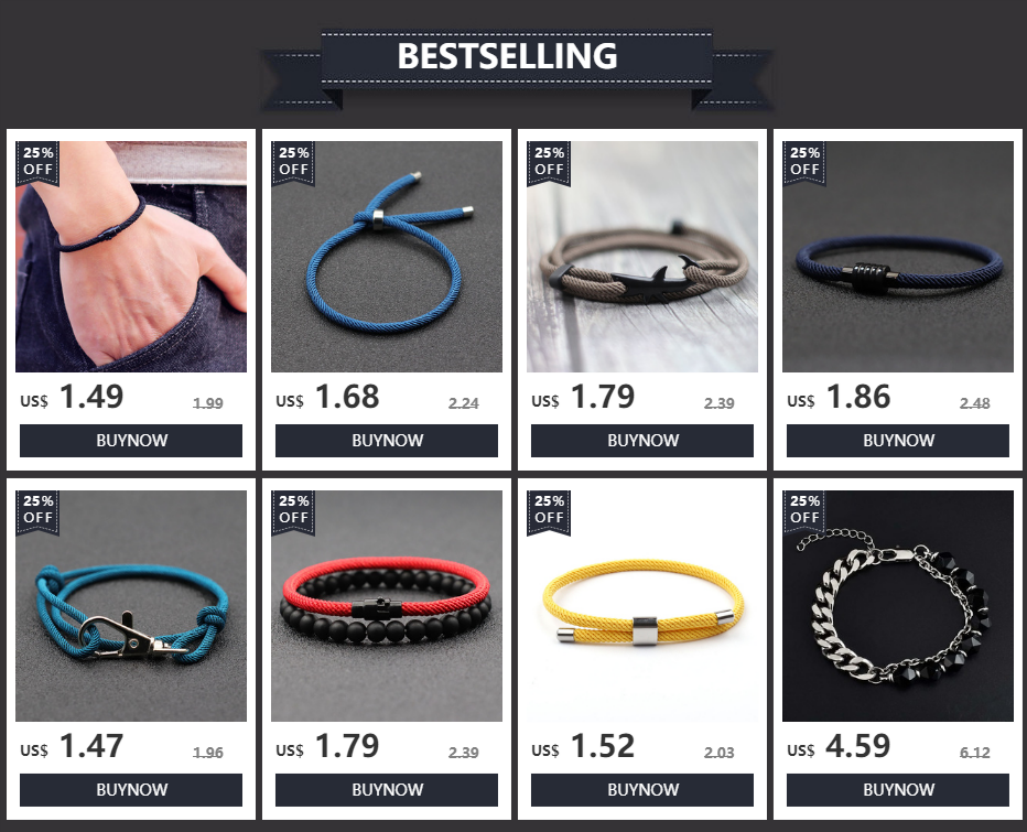 Noter New Shark Armband Unisex Doppels chicht verstellbar 3mm Kordel kette Armband Strands chmuck Zubehör Surfer Braslet Pulsera – Detail 1
