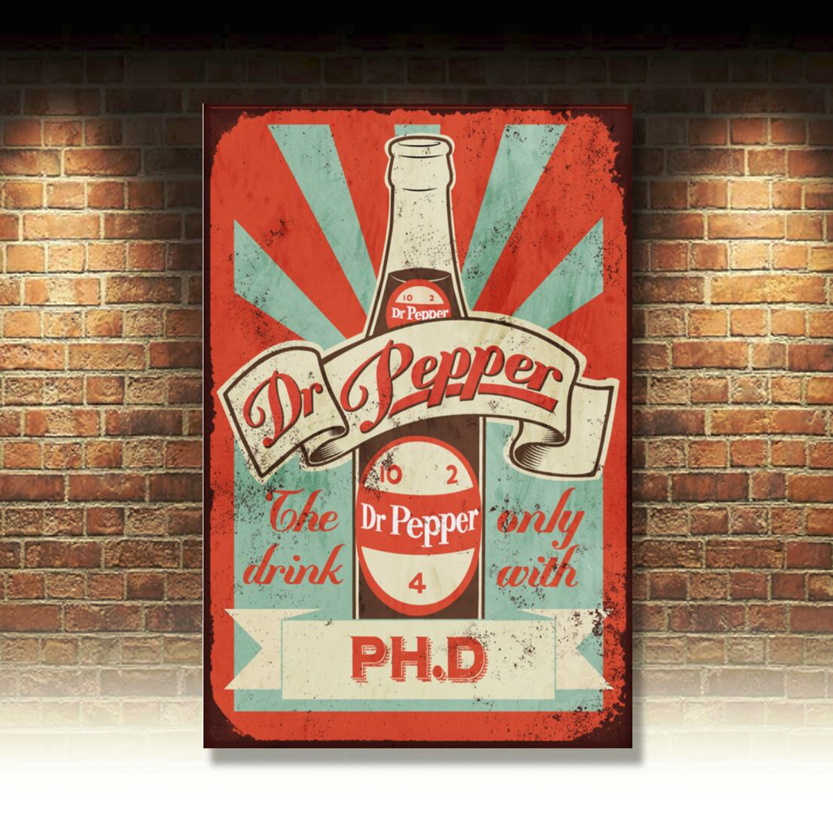 Dr Pepper, 12x8 Ретро винтажный металлический знак, табличка, рекламная  Настенная картина, украшение для комнаты, плакат, Металлический Настенный  декор | AliExpress