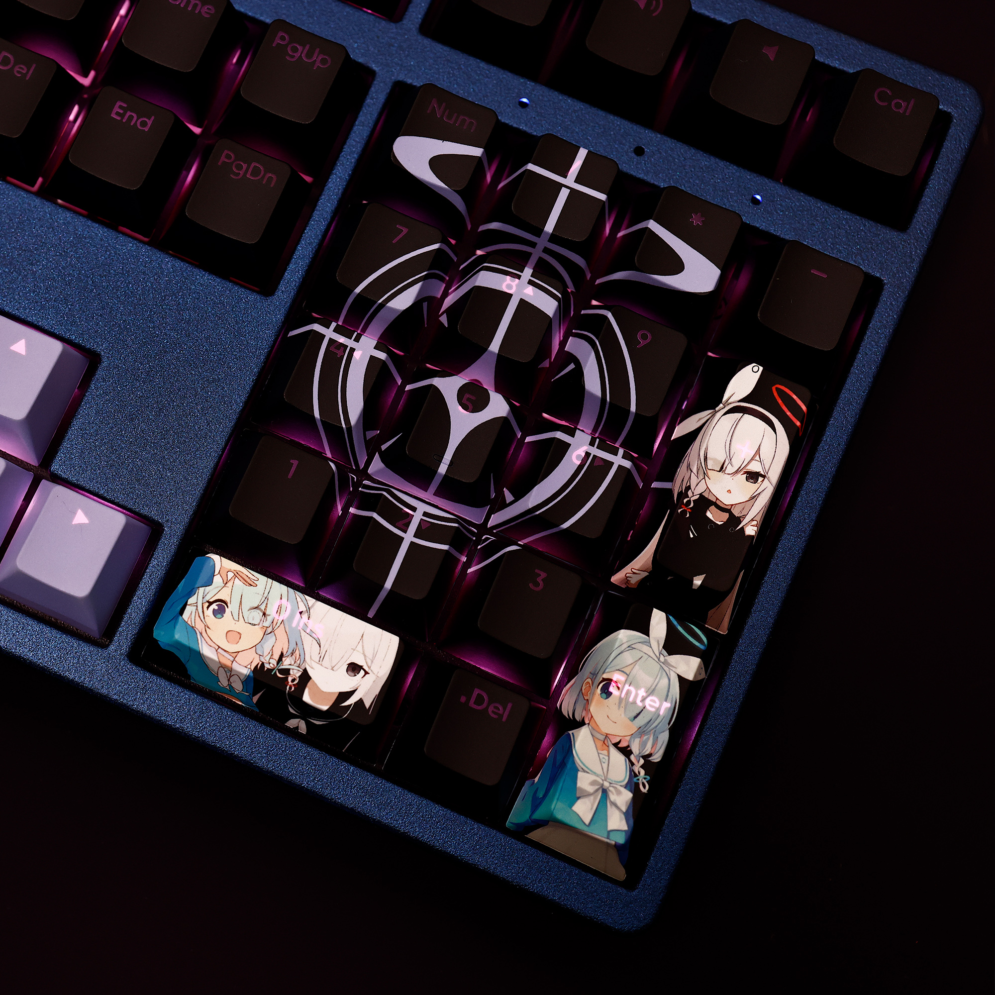 Anime, Beauty Girl Custom Key Caps, cereja