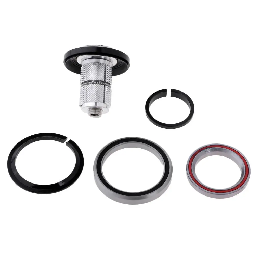 Heavy Duty Headset External Bearing Headset Head Cup Set for 1 1/8 inch and 1-1/2inch Steerer Tube