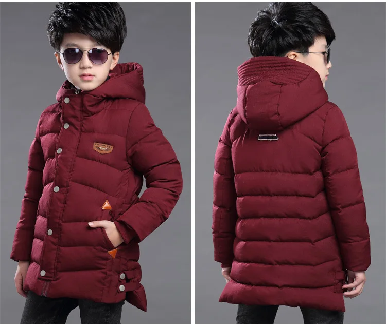 grande, manter aquecido, jaqueta de meninos, 3-14 anos, novo, inverno, 2023