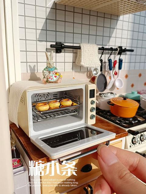 Re-ment Dollhouse Miniature Kitchen Appliances Oven, Microwave Oven, Coffee  Machine and Blender 