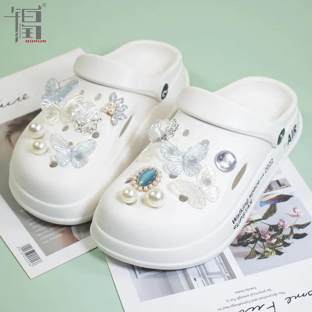 Trend Hot Sale Shoes Charms for Croc Quality Chain Garden Shoe Accessories  Finished Product Croc Charms Designer Fashion DIY - AliExpress