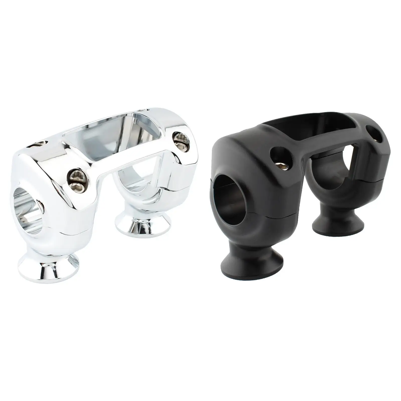 1.25inch Handlebar Riser Clamp Accessories Aluminum Alloy Spare Parts Easy to Install Durable Mount for Cvo Flstfse2 2006